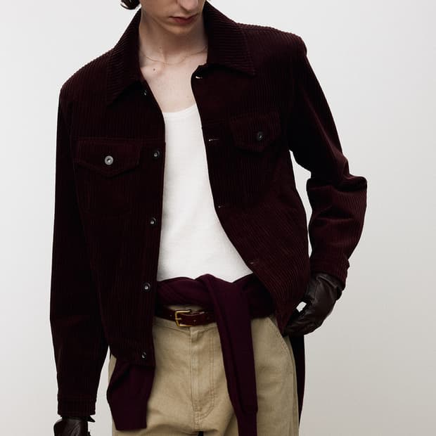 M 토니웩 코듀로이 트러커 자켓 버건디 미개봉 새제품 판매