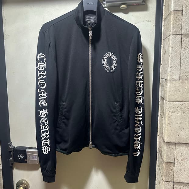 크롬하츠 홀스슈 대거 메쉬 트랙탑 집업 자켓