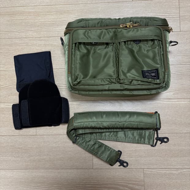 요시다포터 porter 카메라백 탱커 세이지그린