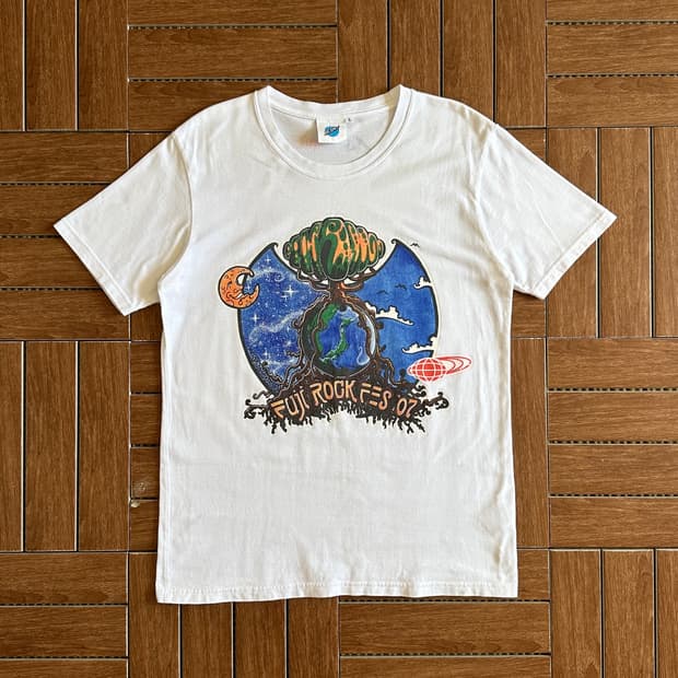 Beams Fuji Rock Festival cotton 1/2 tee
