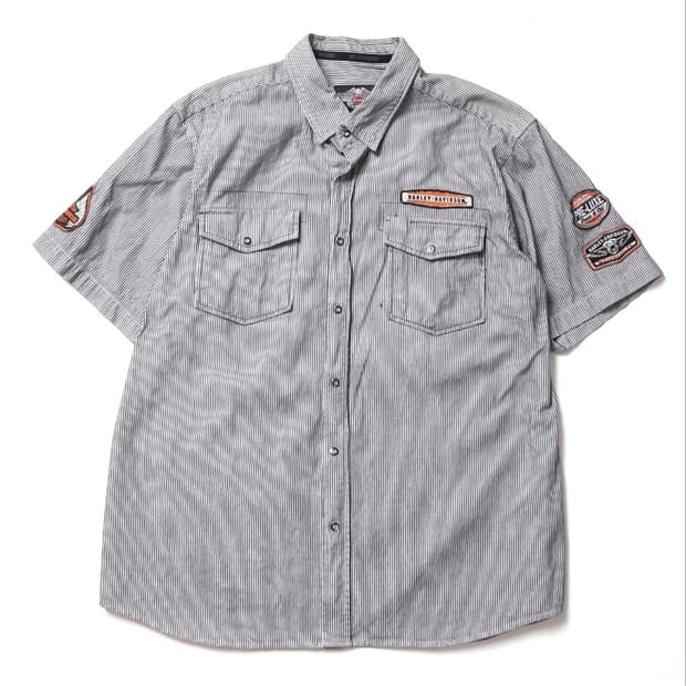 할리 데이비슨 Harley Davidson Patchwork Shirt 