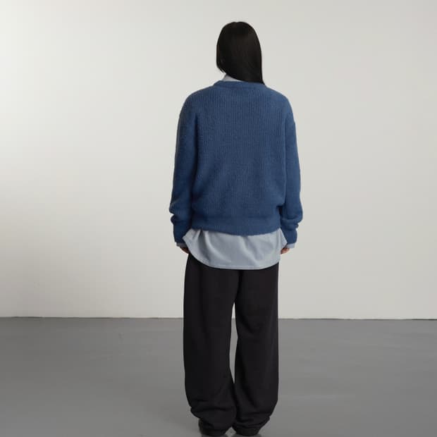 GBH 하트 포인트 스웨트 팬츠 블랙