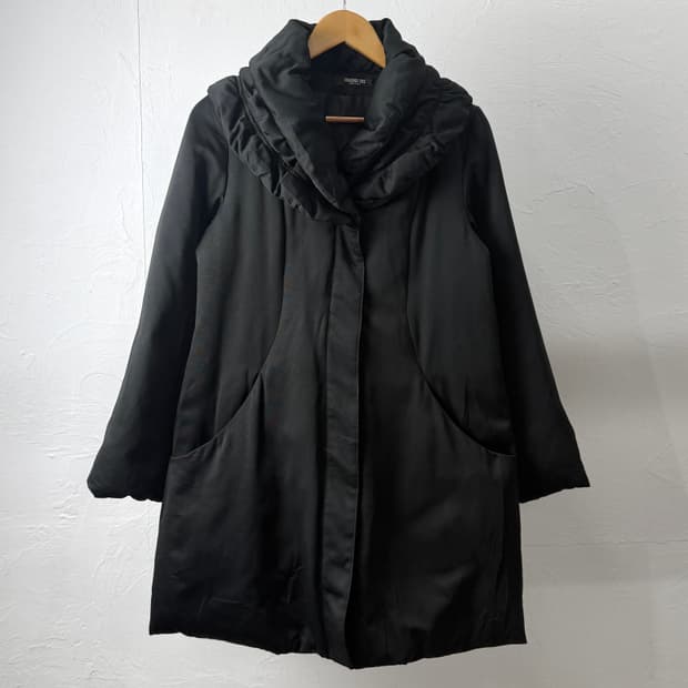 히로코 비스 셔링 숄 칼라 자켓