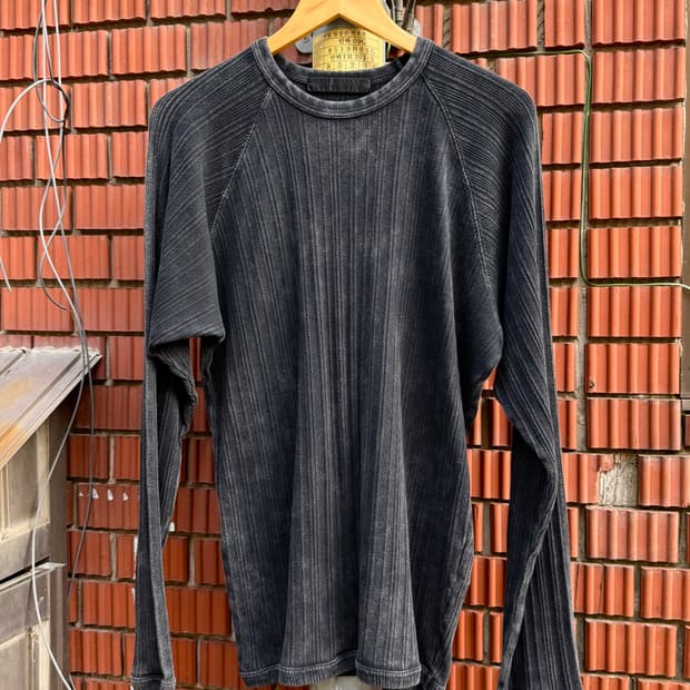 51퍼센트 코튼 롱슬리브 (black) 