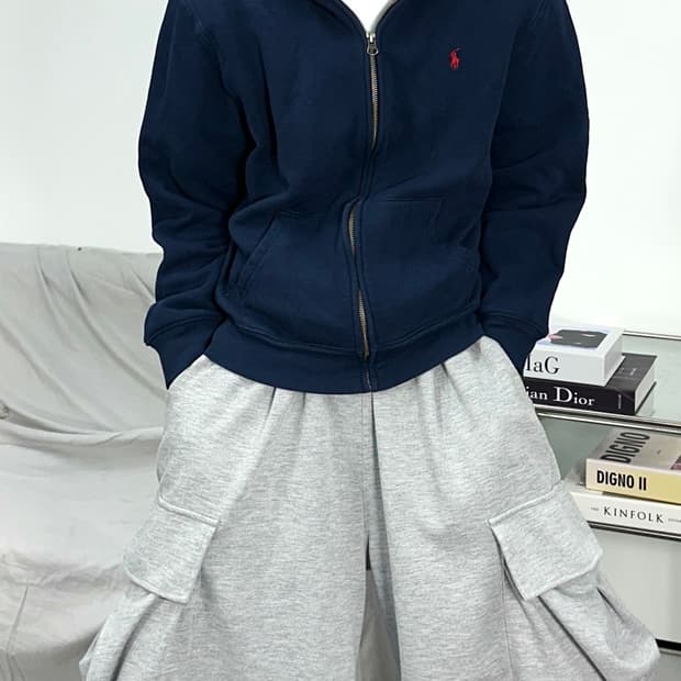 폴로 랄프로렌 레드포니 후드집업 XL