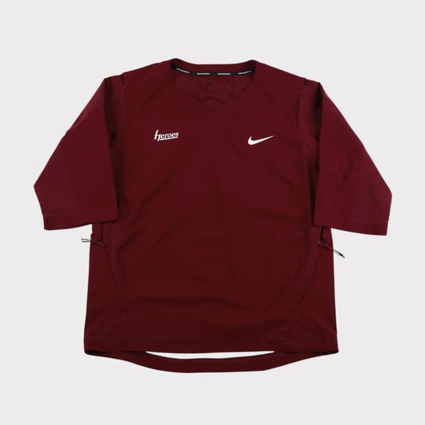 [L] 나이키 키움 히어로즈 3/4 풀오버 웜업 지급용 트레이닝