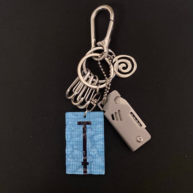 타일 아트 키링