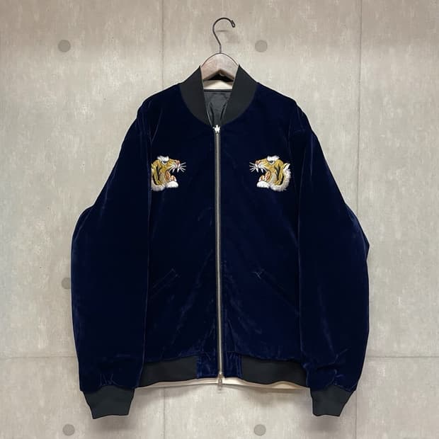 타이온 리버시블 스카잔 자켓 L - 네이비/블랙