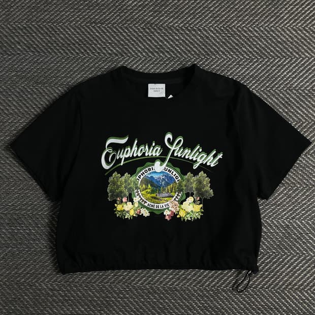 아크메드라비 빅로고 크롭 티셔츠o 3608