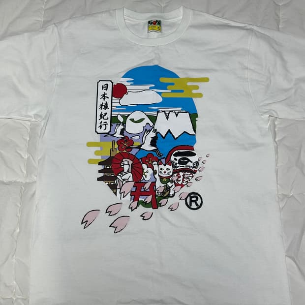 베이프 일본 한정 반팔티