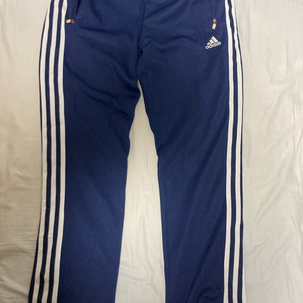 아디다스 네이비 트레이닝 니트펜츠