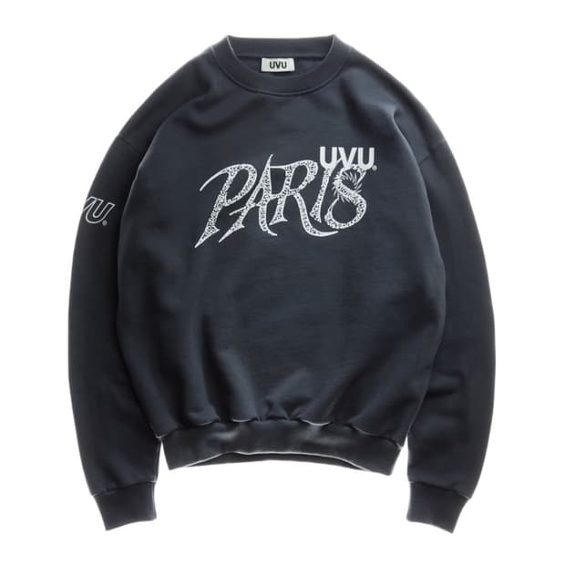 uvu / paris 25 crewneck 파리 25 크루넥