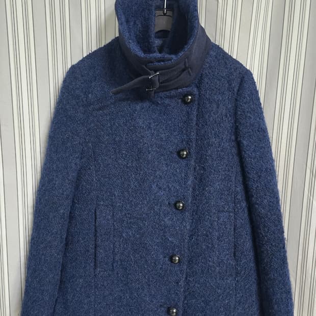 (82-94-160) [MINE] 마인 여성 울 알파카 하프코트