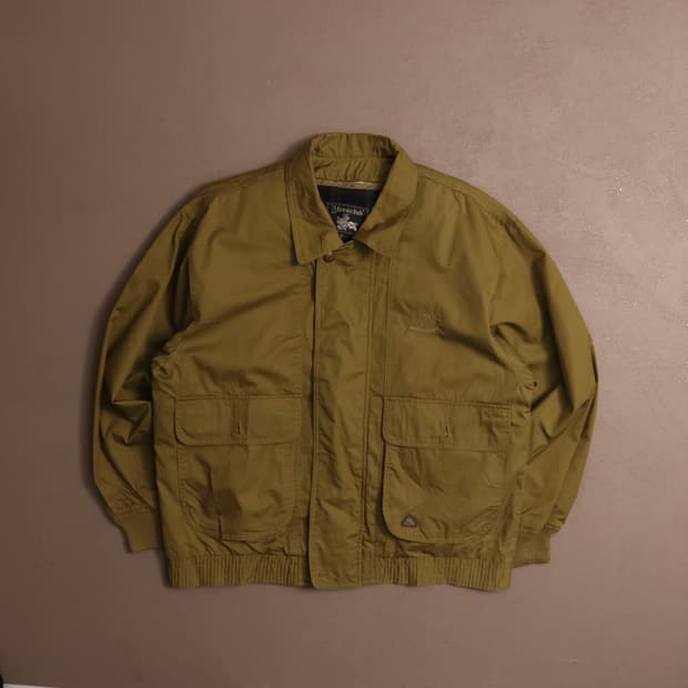 일본빈티지 나일론 블루종 봄버자켓 A1612