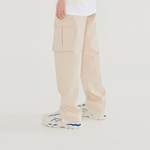 STU x 러드 와이드 포켓 팬츠