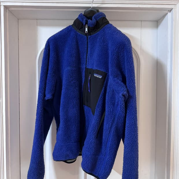 파타고니아 딥파일 블루 L