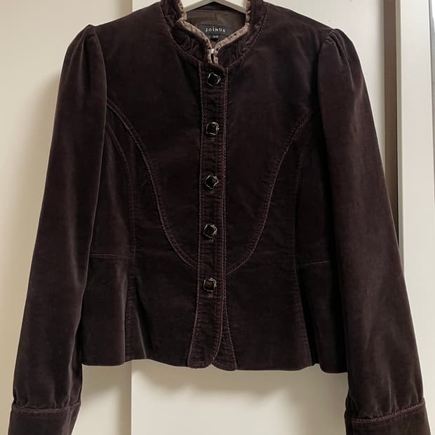 일본 빈티지 벨벳 자켓