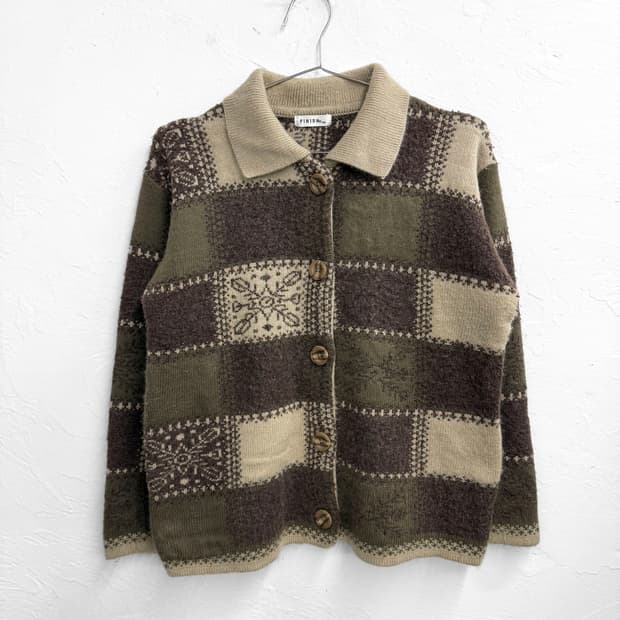 pinion 니트 가디건