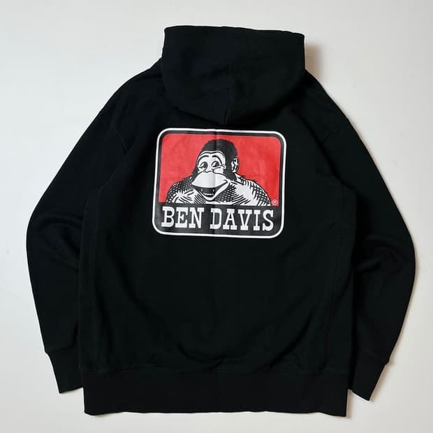 벤데이비스 백 빅프린팅 재팬 오버 후드티 PN8748