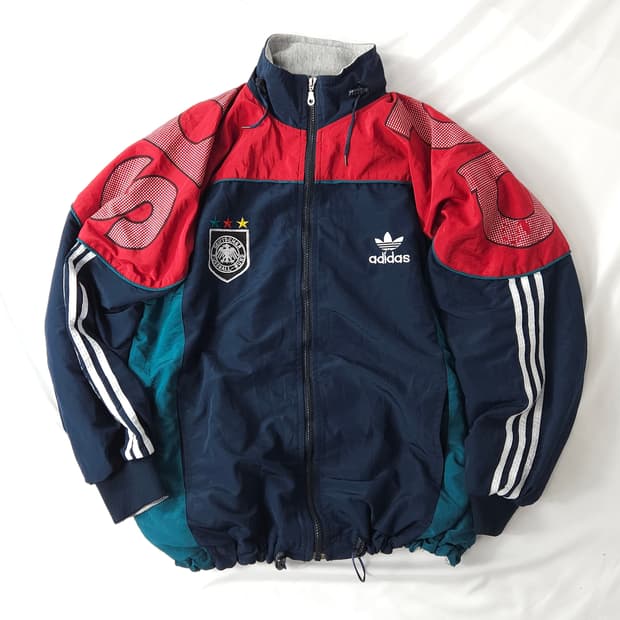 Adidas 아디다스 80s 풋볼 봄버자켓 바람막이 윈드브레이커