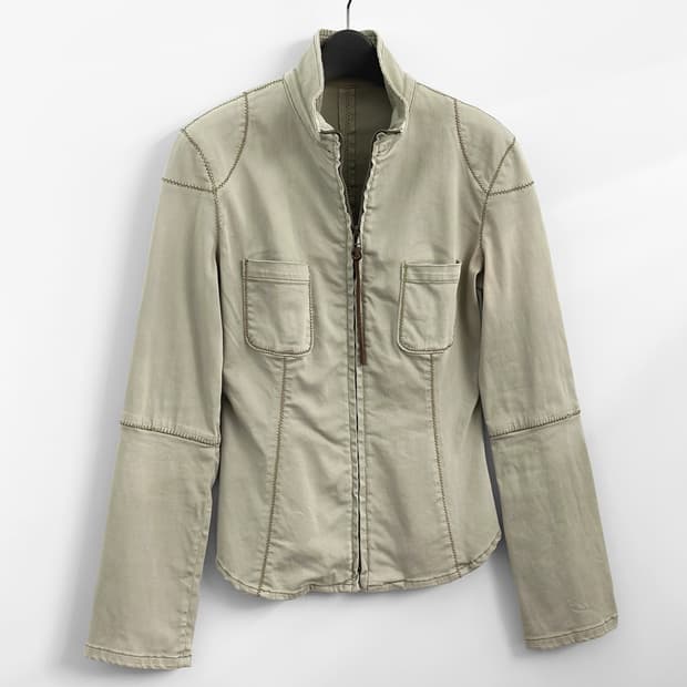 00s 빈티지 DKNY Jeans 집업 패널 코튼 자켓