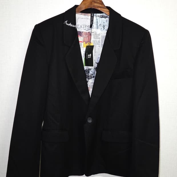 19FW06 COLLAGE BLAZER BLACK