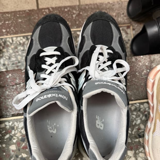 뉴발란스 992 블랙 그레이 구형 285