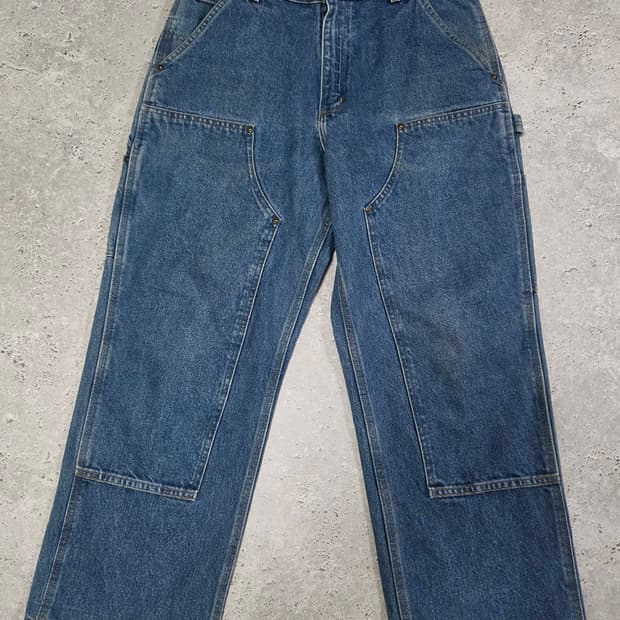 CARHARTT B73 더블니 데님 팬츠/738
