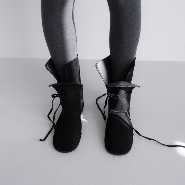 비삼샵 비센사이 Suede string boots