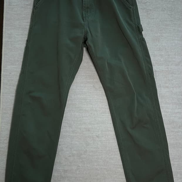 칼하트윕 싱글니 카펜터팬츠 모스그린 30/32사이즈