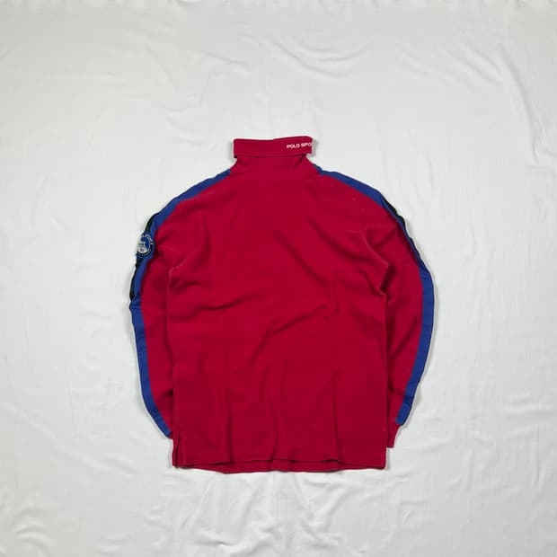 90‘s 폴로스포츠 polo sport 스펠아웃 아크틱 목폴라 긴팔티