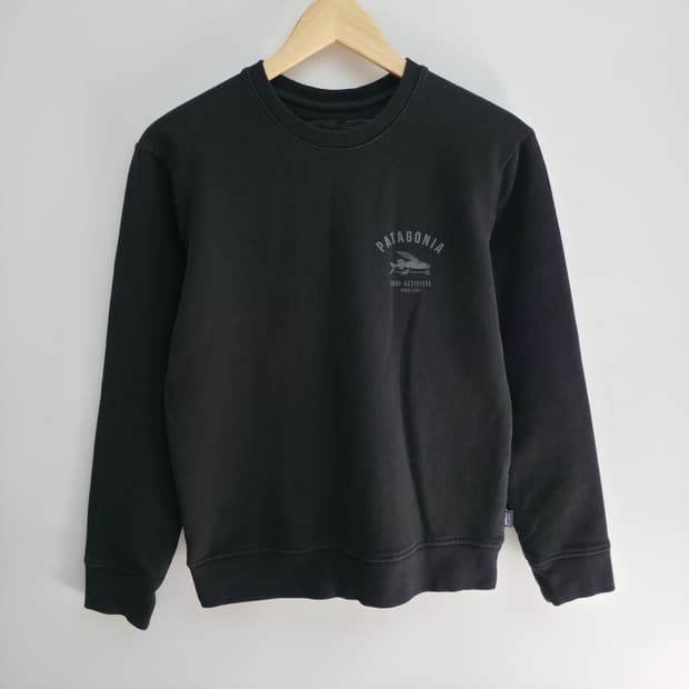 [S] 파타고니아 블랙 맨투맨