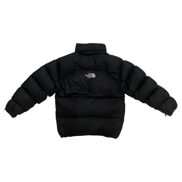 노스페이스 센터로고 눕시 700 데님 해외판