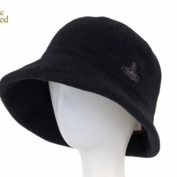 비비안웨스트우드 버킷햇 블랙