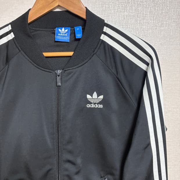 빈티지 아디다스 져지 블랙 L