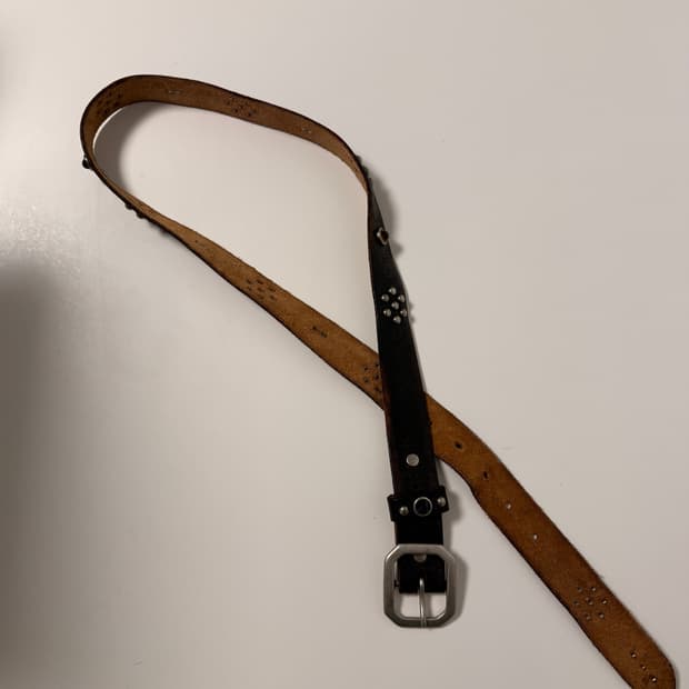 더블알엘 RRL 라스코 스터드 벨트 34