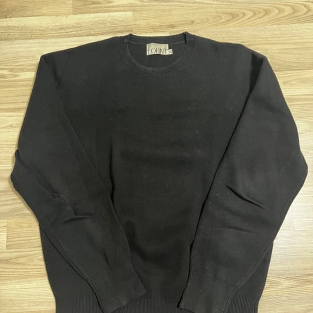 론트 329 라운드니트 블랙 XL