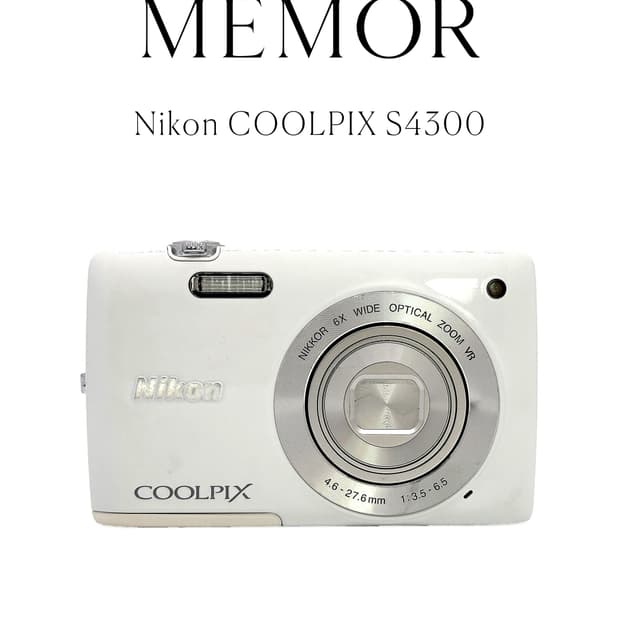 터치스크린/노란기없는작례🤍Nikon COOLPIX S4300 니콘 디카