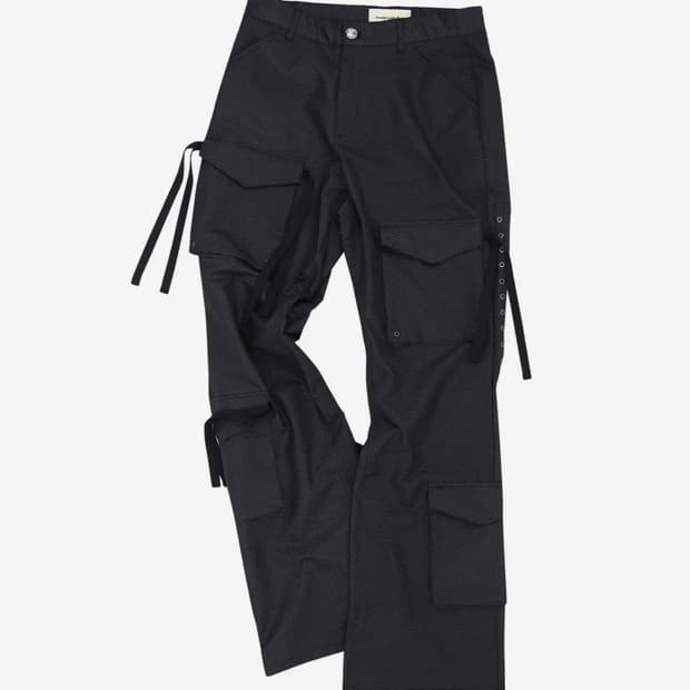 앤더슨벨 이타카타 카고 플레어 팬츠 apa639m(BLACK) 