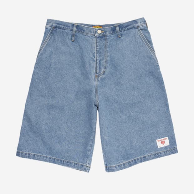 휴먼메이드 DENIM PAINTER SHORTS(xl)
