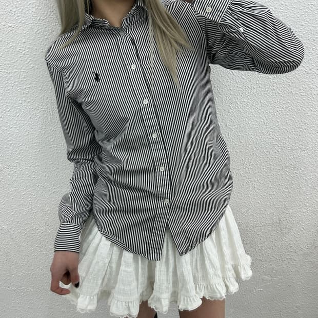 폴로 랄프로렌 블랙포니 블랙 단가라 셔츠 2
