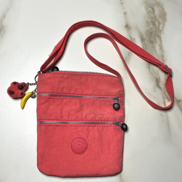 키플링 크로스백 핑크