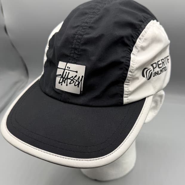 21SS 스투시 퍼텍스 웜업 캠프 캡 블랙