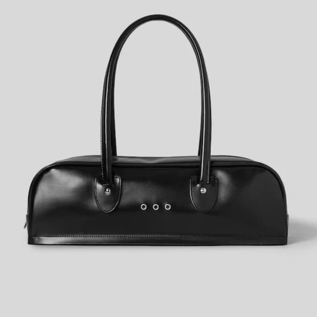 꼼데가르송 아일릿 디테일 숄더백