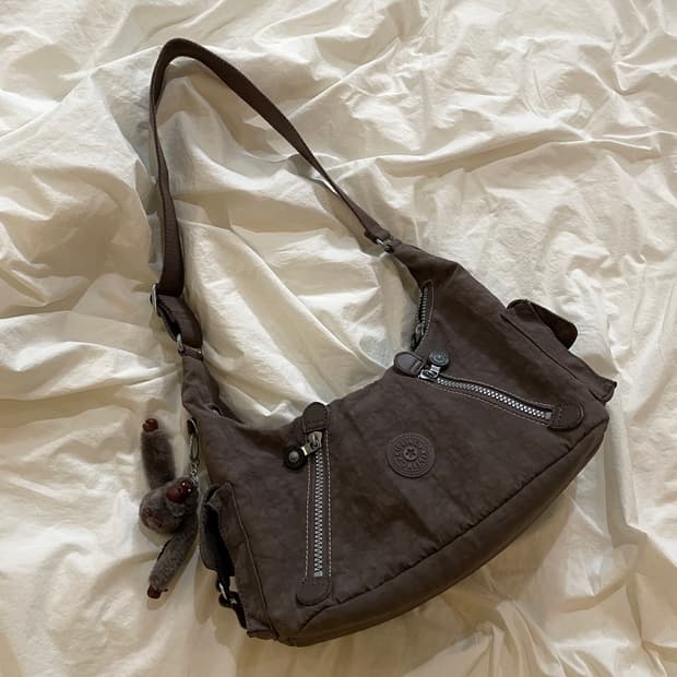 Kipling 키플링 숄더백 브라운 모리걸 y2k