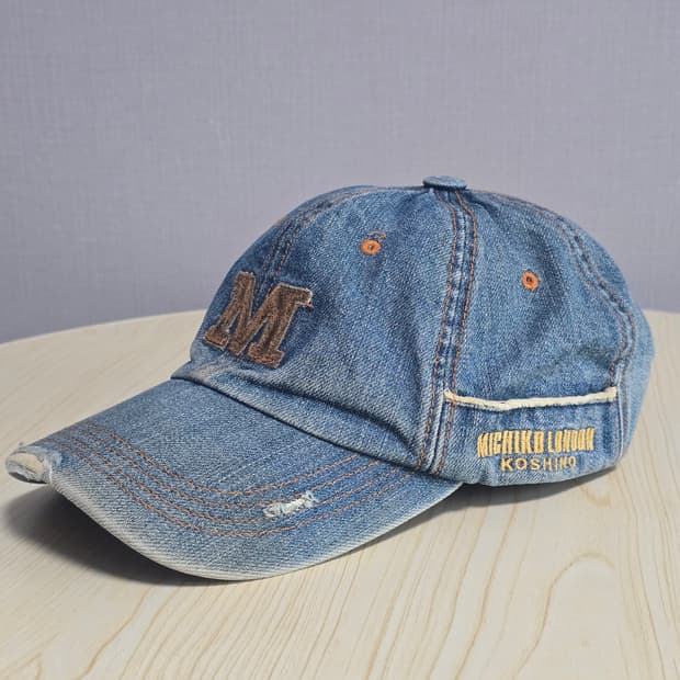 미치코 코시노 런던 빈티지 데님 볼캡