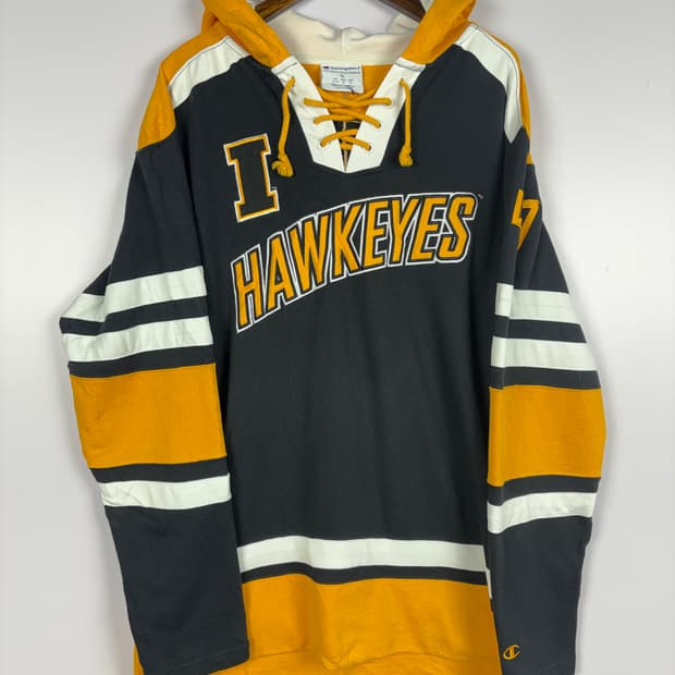 챔피언 하키 후드티