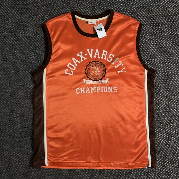 COAX y2k 올드스쿨 빈티지 글로시 슬리브리스 o 3387