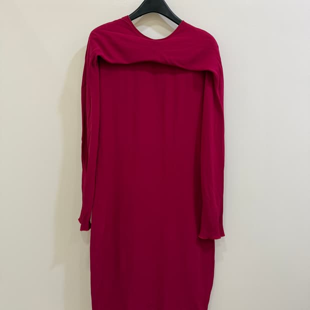 maje 마쥬 버건디 롱원피스(정품)