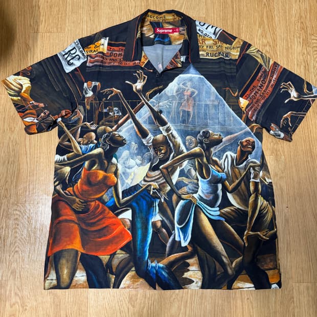 슈프림 x 어니 반스 숏슬리브 셔츠 댄스 - 25SS XL